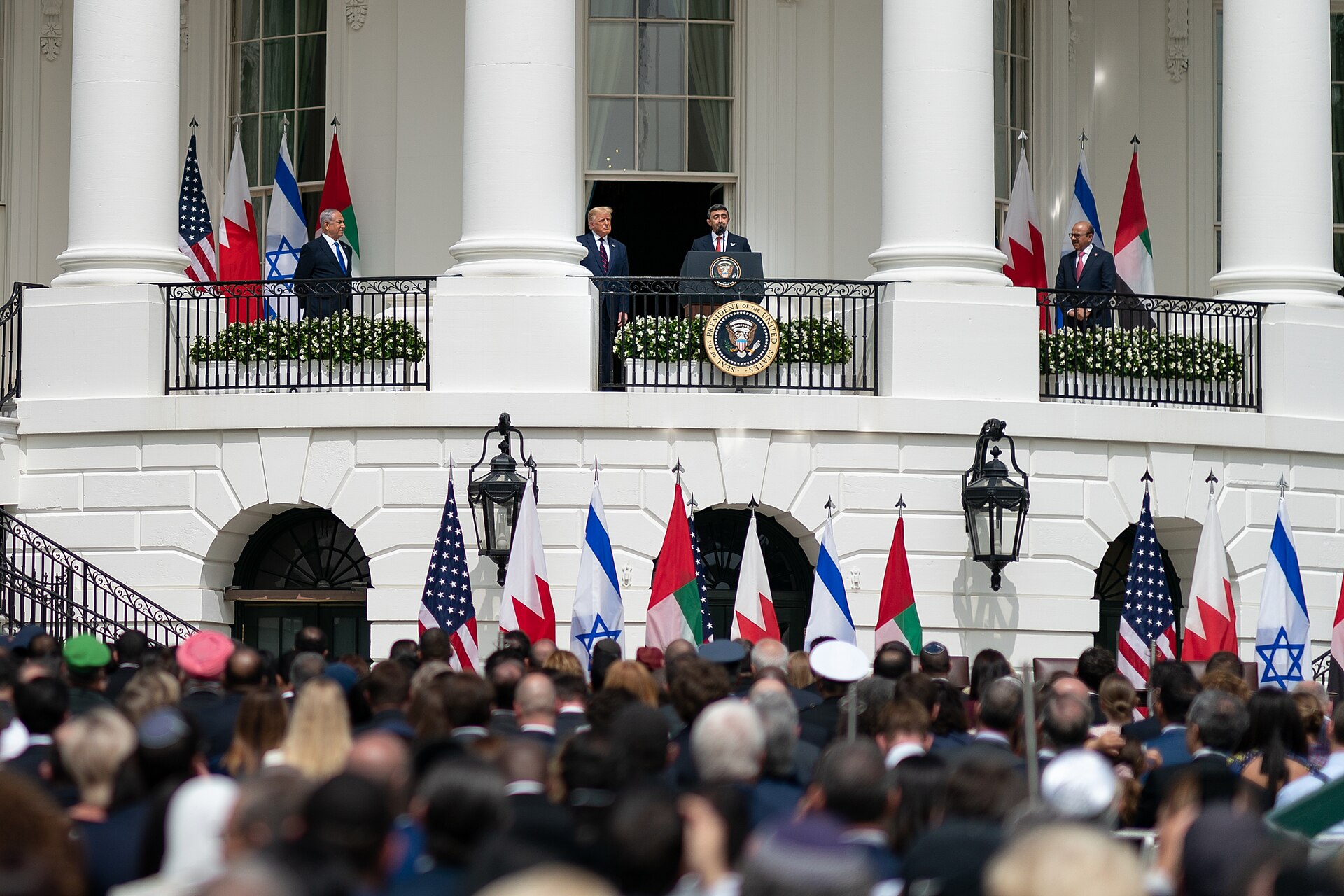 The White House, 15 September 2020: the Abraham Accords